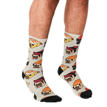 Calcetines divertidos de estilo harajuku para hombre, medias con estampado de Sushi Pug, hip hop, informales, para monopatín, novedad, 2021 2024 - compra barato