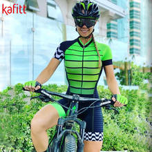 Kafitt-Jersey de Ciclismo de manga corta para mujer, traje, camiseta, mono para montar en bicicleta de montaña y carretera 2024 - compra barato