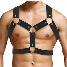 BDSM Bondage Gay Chest Harness Strap Fetish Men Elastic Band Body Cage Harness Exotic Tops Rave Costume for Adults Sex Games 2024 - buy cheap