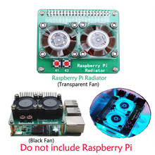 Raspberry Pi Dual Fan Heat hat for Raspberry Pi 4B/3B+/3B/3A+ 2024 - buy cheap