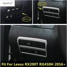 ABS Accessories For Lexus RX200T RX450H 2016 2017 2018 2019 2020 ABS Head Lights Lamp Switch Button Decor Cover Trim Interior 2024 - buy cheap