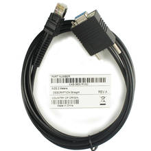 Cabo reto serial rs232 de 5v 2m, compatível com zebra li3608 li3678 ds3608 ds3678 ds3678, scanner de código de barras 2024 - compre barato