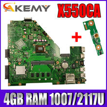 Akemy X550CC Laptop motherboard For Asus X550CA X550CL R510C Y581C X550C original mainboard 4GB-RAM 1007U/2117U CPU 2024 - buy cheap