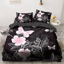 3D European Duvet Covers Sets Comforter Bed Set Quilt Cover Bedding Sets King Queen Full Size Flowers Design Bedclothes 2024 - buy cheap