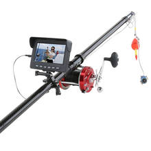 Видеокамера для подводной и подледной рыбалки 30 м, 1200TVL, 4,3-дюймовый монитор 195 градусов, светодиодный рыболокатор 10 шт. с удочкой 3,6 м 2024 - купить недорого