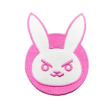 Custom Cute Bunny Rabbit Creative Custom patch for clothing iron on Вышивка Аппликации нашивка для одежды 2024 - купить недорого