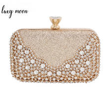 Senhoras bolsa de noite das mulheres saco embreagem ouro prata luxo diamante strass casamento saco embreagem para nupcial zd1676 2024 - compre barato