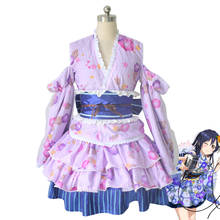 Love Live Sonoda Umi September Yukata Kimono Outfit Customize Anime Cosplay Costumes 2024 - buy cheap