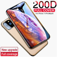 200D Curved Protective Tempered Glass For iPhone 6 6s 7 8 Plus X XR Glass Screen Protector Soft Edge Film For iPhone 11 Pro XS M 2024 - buy cheap
