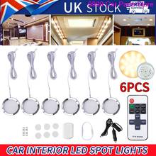Foco LED Interior para autocaravana, luz de 12V, Reino Unido, 6 uds. 2024 - compra barato