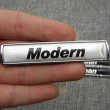 Chrome " Modern " Letters Word Car Trunk Badge Emblem Letter Decal Sticker for BMW Modern 2024 - buy cheap