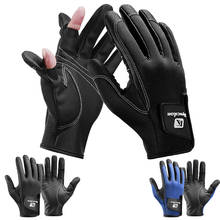 Guantes de pesca con tapa de 2 dedos para deportes al aire libre, antideslizantes, resistentes al desgaste, cálidos, impermeables, a prueba de viento, protección de pesca 2024 - compra barato