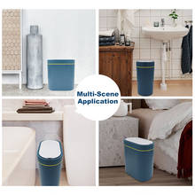 Intelligent Sensor Trash Can Electronic Automatic Waterproof Sensor Rubbish Bin Smart HomeTrash Can For Bedroom Bathroom Kitchen 2024 - buy cheap