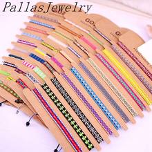 15Pcs Rope Braid Bracelet 2020 New Bracelets Men For Women Woven Gift Handmade Boho Jewelry Bohemian Pulseras Vintage Cuff 2024 - buy cheap