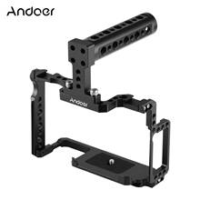 Andoer Camera Cage+Top Handle Kit with 1/4Inch & 3/8Inch Screw Holes Dual Cold Shoe Mount for Canon 5DS 5DR 5D Mark  IV/III/II 2024 - buy cheap