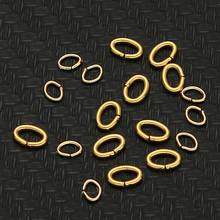 50Pcs/lot  Stainless Steel Open  Jump Rings Split Ring Connector For Diy Jewelry Making Finding Accessories 2024 - buy cheap