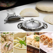 Molde de massa de bolinho de aço inoxidável, fabricante chinês jiaozi, molde de bolinho de cozinha, massa de ravioli, ferramenta de cozinha 2024 - compre barato