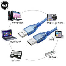 Высококачественный 5 м 10 м USB 2,0 штекер-Штекер кабель для передачи данных Aux USB2.0 Удлинительный кабель для передачи данных USB 2,0 Тип A к USB-адаптеру 2024 - купить недорого