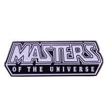 Insignia de los maestros del universo He-man, pin de poder secreto fabuloso, broche retro de dibujos animados de los años 80 2024 - compra barato