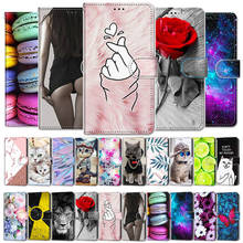 Fashion Funny Painted Flip Cover For Motorola Moto G8 Power E6 G9 Play G E7 MotoG 5G Plus Card Slot Wallet Leather Phone Case 2024 - buy cheap