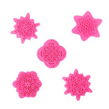 5pcs/set Mandala Lace Pattern Embossing Die Plastic Stamp Polymer Clay Sculpture Texture Stamp Clay Tool Mandala Dotting Tools 2024 - buy cheap