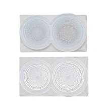 Conjunto de mini tamanhos de resina redonda, utensílios de joias de resina epóxi e silicone, 1 conjunto 2024 - compre barato