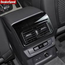 Stainless Steel Rear Air Conditioner Outlet Frame Decoration Cover Trim For Audi Q5 FY 2018-2020 Car Styling Interior 2024 - buy cheap