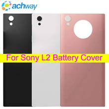 Preto ou branco 100% testado capa para sony xperia l2 l1 capa traseira porta traseira habitação caso substituição para sony l2 bateria capa 2024 - compre barato