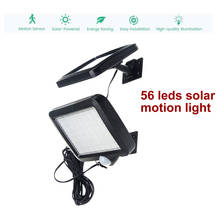 56 led solar light stage lamp llampara colgante wall street lights for home lampshade living room waterproof motion w 5M cable 2024 - buy cheap