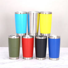 20oz Stainless Steel Vacuum Flask Tumbler Insulated Travel Coffee Mug Cup Water Bottle Car Mug With Sealed Anti Leaking Lid 2024 - buy cheap