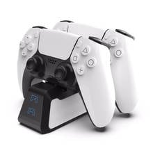 Dual Fast Charger for PS5 Wireless Controller Type-C USB 3.1 Charging Cradle Dock Station for Sony PlayStation5 Joystick Gamepad 2024 - buy cheap