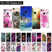 Luxury TPU Case For ZTE Nubia Z11 NX531J 5.5 inch Painting Soft Silicone Coque Back Cover Cute Patterned Protective Fundas Cases 2024 - buy cheap