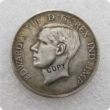 Copia de monedas conmemorativas de Inglaterra, réplica de monedas, medallas, coleccionables, 1937 2024 - compra barato