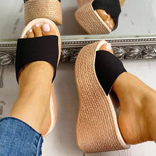 Dorastasia-Sandalias de cuña alta para mujer, calzado casual con plataforma, para verano, 2020 2024 - compra barato