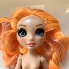 Кукла шарнирная для девочек, с ресницами и стеклянными глазами 2024 - купить недорого