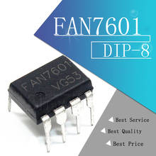 10 шт./лот FAN7601 DIP8 вентилятор 7601 DIP-8 2024 - купить недорого