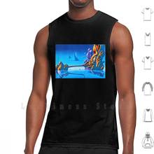 Roger Dean-The Moray Eels Eat The Space Needle Tank Tops Vest Sleeveless Roger Dean The Moray Eels Space Needle Album Cover 2024 - buy cheap