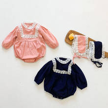 Baby Girl Rompers Baby Girl Long Sleeves Corduroy Rompers Spring Autumn Baby Girl Newborn Rompers Clothes + Hair Band 2024 - buy cheap