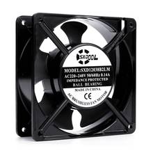 À prova dip68 água 120mm 12cm ventilador de refrigeração ip68 novo ac 220v dupla bola durável gabinete 12038 silêncio 2024 - compre barato