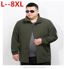 6XL 8XL Plus 5XL 10XL Male Jacket Coat Men Spring Business Casual Clothes Summer Thin Windbreaker Mens Black Bomber Jackets 2024 - buy cheap