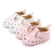 2021 детская обувь для принцессы дышащая обувь для первых шагов на мягкой подошве детская обувь для девочек 2024 - купить недорого