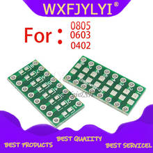 10pcs 0805 0603 0402 to DIP PCB Transfer Board DIP Pin Board Pitch Adapter keysets 2024 - buy cheap