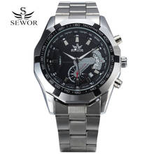 SEWOR мужской роскошный бренд часов автоматические механические часы мужские военные спортивные часы мужские наручные часы для мужчин relogio masculino 2024 - купить недорого