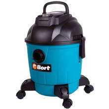 Пылесос для сухой и влажной уборки Bort BSS-1218 (Мощность 1200 Вт, вместимость пылесборника 18 л, длина шланга 4 м, функция 2024 - купить недорого