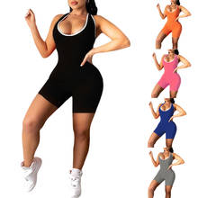 Women Jumpsuit, Adults U-Neck Sleeveless Playsuit One-Piece Pants Sportswear For Summer, S/M/L/XL/XXL New Style 2021 2024 - buy cheap