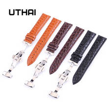 UTHAI B03 20mm Watch Strap Genuine 22mm Watch Band 12-24mm Watch Accessories High Quality 18mm Leather Watch Strap Watchbands 2024 - buy cheap