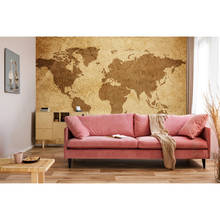 Пользовательские 3D фото обои ретро мир 3d гостиная диван спальня ТВ фон Настенные обои домашний декор настенные Стикеры 2024 - купить недорого