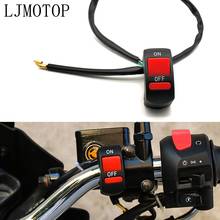 Universal Motorcycle Switches Connector Handlebar Switch ON/OFF Button For Yamaha WR250R WR250X WR450 wr 450 f SEROW 225 250 2024 - buy cheap