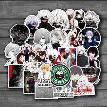 Adesivos japoneses 50 flash anime tokyo ghoul para geladeira capacete de carro diy caixa de presente para bicicleta violão notebook skate tronco etc 2024 - compre barato