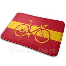 Tapete de bandeira de bicicleta, tapete antiderrapante para espanha, quarto, espanha spania, espanhol, de madrid, florescimento, bandeira ciclista profissional 2024 - compre barato